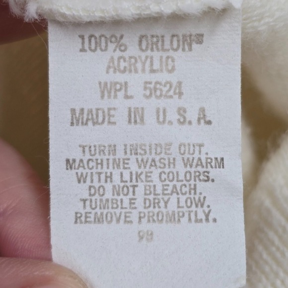 Vintage Champion Coca Cola Sweater Mens XL Cream USA Made Shrinners Football‎ - Picture 6 of 11